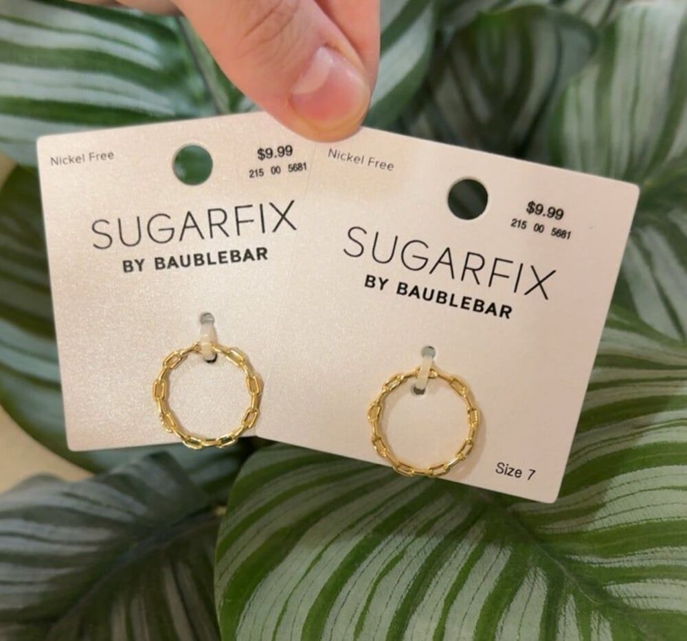 Sugarfix by Baublebar Gold Chain Rings | Size 7